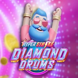 Hyper Strike Diamond Drums logo by Gameburger Studios Casoola Casino