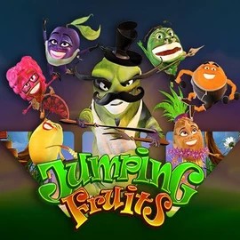 Jumping Fruits logo by Wazdan Casoola Casino